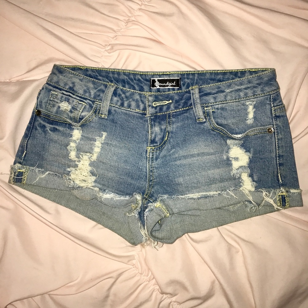 Denim Short Shorts
